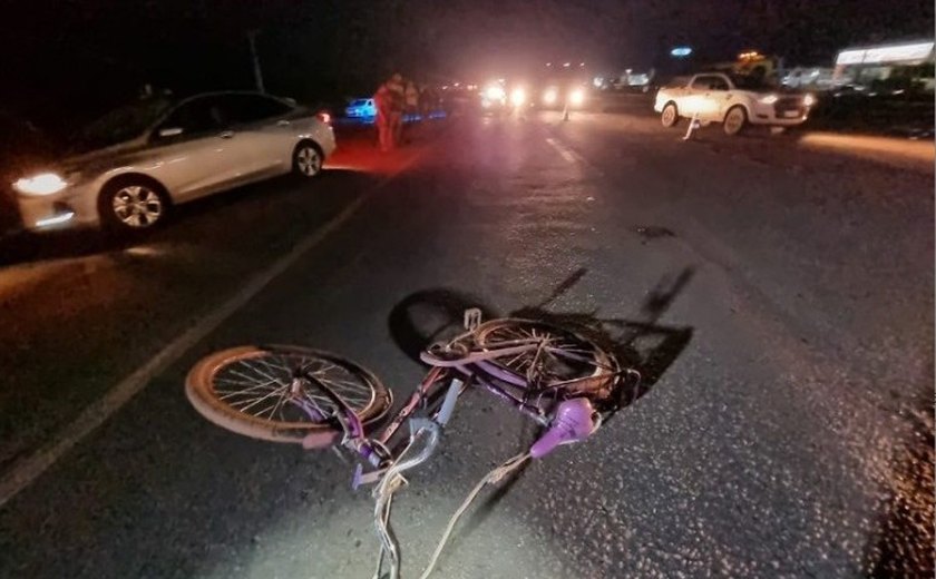 Ciclista morre atropelada enquanto pedalava em rodovia no município de Piranhas