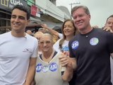 Pré-campanha de JHC percorre duas cidades e recebe apoio da ex-prefeita Leopoldina Amorim