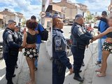 Jovem que estaria supostamente danificando carros e motos é apreendida pela Guarda Civil Municipal