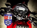 Polícia apreende motocicleta com placa adulterada