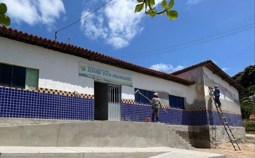 Prefeitura de Branquinha segue realizando reestruturação de escolas