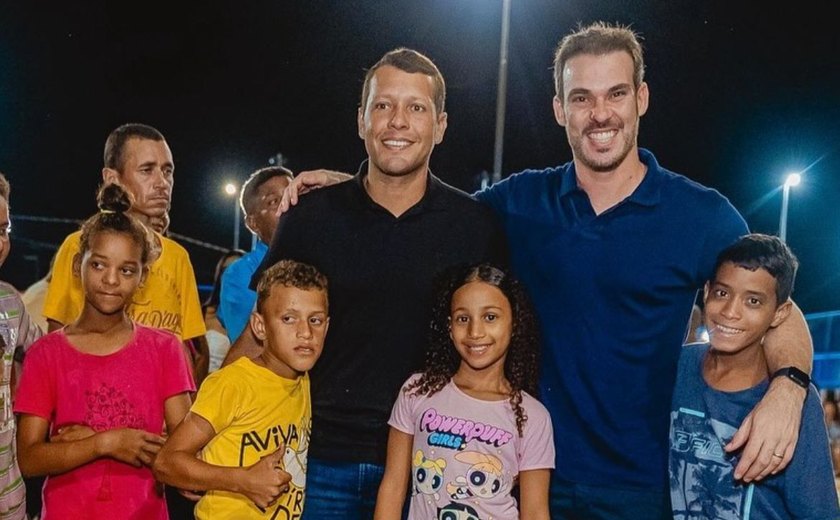 Prefeitura de Murici comemora entrega da Praça Manoel Marinho de Gusmão