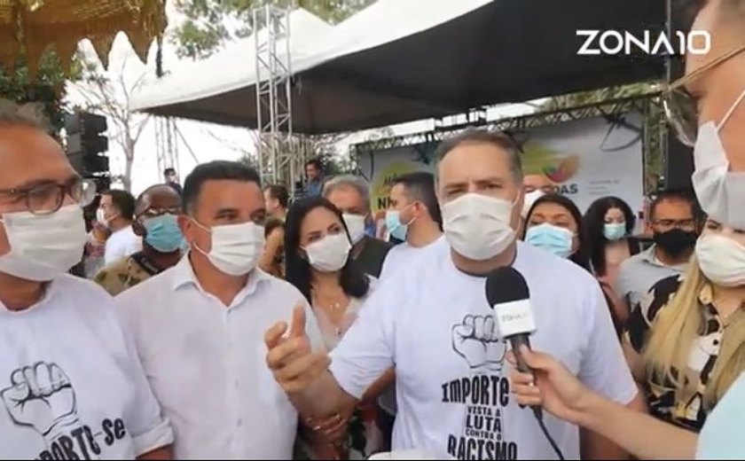 20 DE NOVEMBRO - Vinda do Governador Renan Filho e do Senador Renan Calheiros à Serra da Barriga é marcada por críticas ao Governo Federal e reforço no apoio às causas do movimento negro.