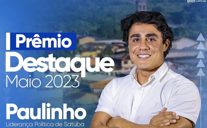 Paulinho receberá o Prêmio Destaque Maio 2023 na OAB Alagoas