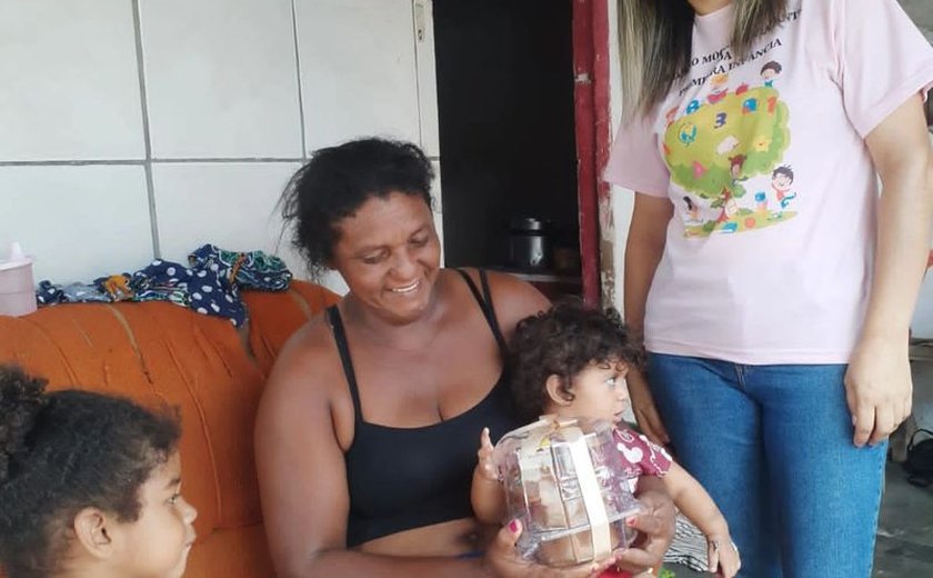 Criança Feliz: Assistência Social de Santana do Mundaú promove ação natalina