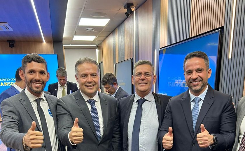 Geo Cruz se reúne com Paulo Dantas e Renan Filho em Brasília