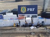 Celulares, caixas de som, videogame: PRF apreende 92 itens sem notas fiscais no interior de Alagoas