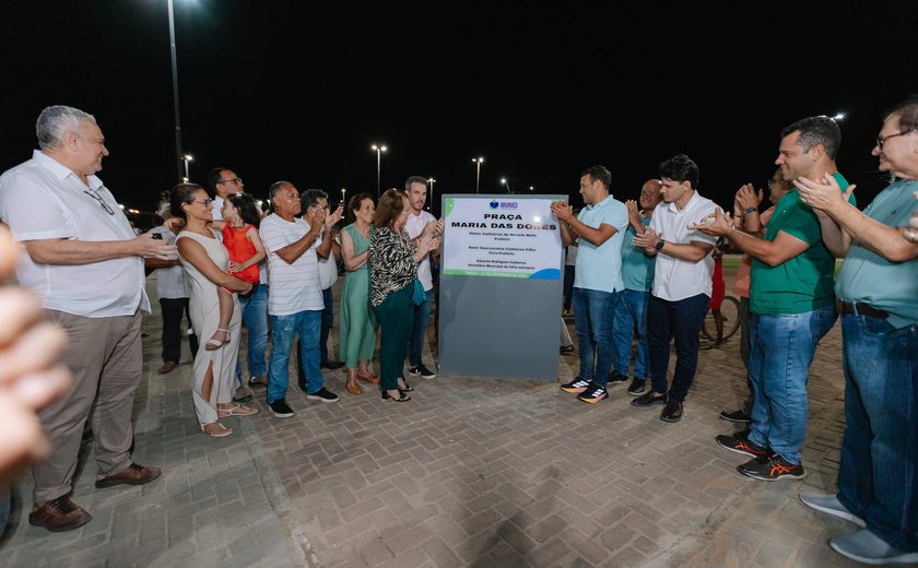 Conjunto Olavo Calheiros ganha duas novas praças e beneficia os moradores do local