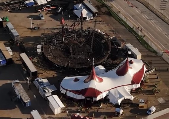 Incêndio no circo de Tirullipa em Natal causa prejuízo de R$ 13 milhões, diz humorista