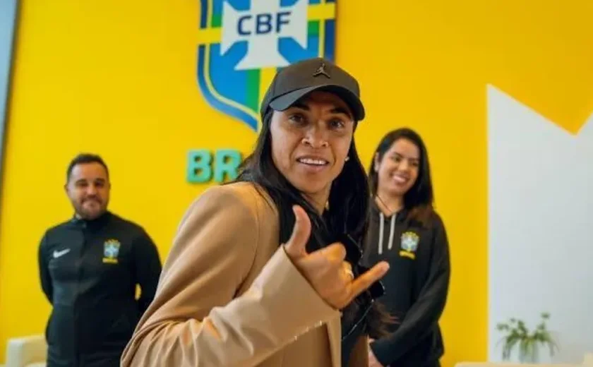 Marta se apresenta e Seleção Feminina fica completa para Paris 2024