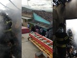 Incêndio em União dos Palmares deixa casa parcialmente destruída