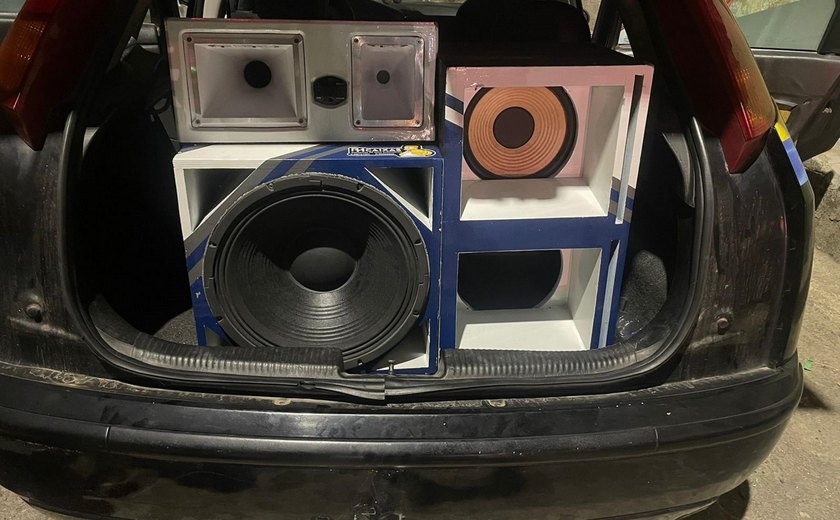 Operação 'Na Base do Sossego' apreende oito equipamentos sonoros no feriadão