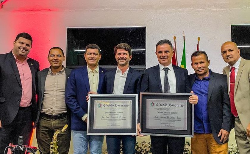 Em noite festiva, Câmara de União dos Palmares entrega títulos de cidadão honorário