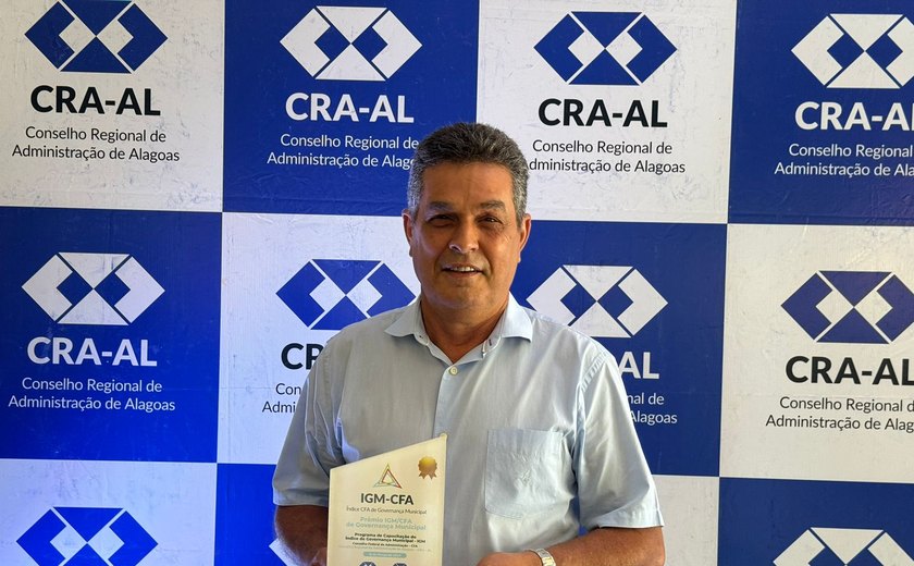 Neno Freitas recebe prêmio IGM-CFA de Governança Municipal