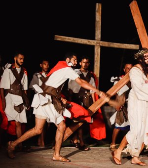 Encenação da Paixão de Cristo reuniu grande público em Palmeira dos Índios