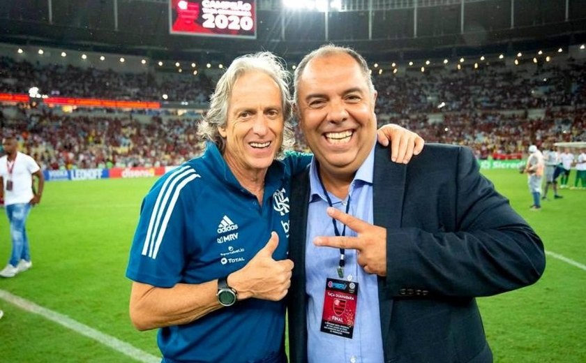 Jorge Jesus está chateado com dirigentes do Flamengo, afirma jornal