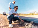 Prefeito JHC vistoria obras da Rota do Mar: “via será importante para todo o Estado”