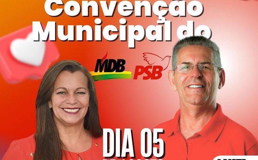 Candidatura de Geo Cruz à prefeitura de Ibateguara será confirmada hoje em convenção do MDB