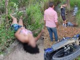 Motociclista e passageiro são arremessados durante acidente em União dos Palmares