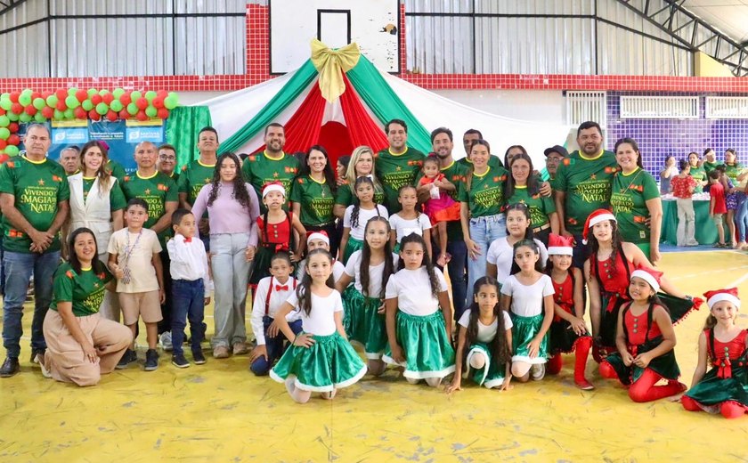 Prefeitura de Santana do Mundaú inicia programação do evento Vivendo a Magia do Natal