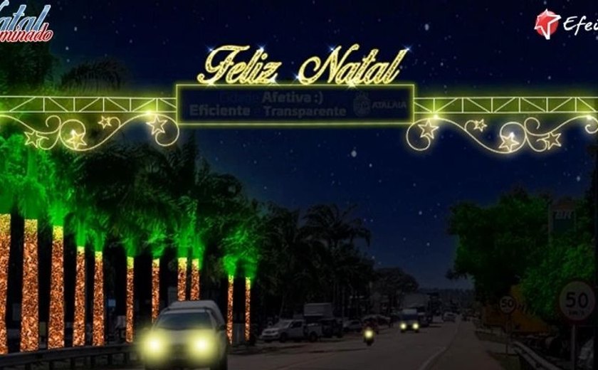 Atalaia realiza abertura do primeiro Natal Luz nesta sexta-feira (26)