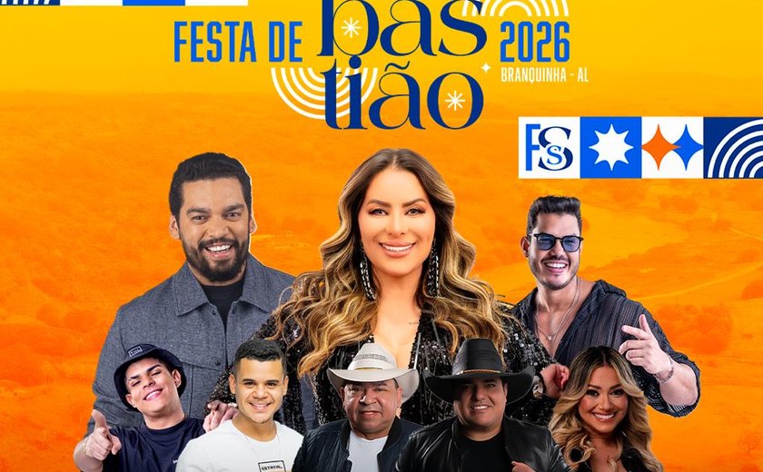 Prefeitura de Branquinha anuncia programação artística da festa de São Sebastião