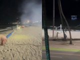 'Guerra de rojões': jovens são flagrados fazendo duelo com fogos de artifício