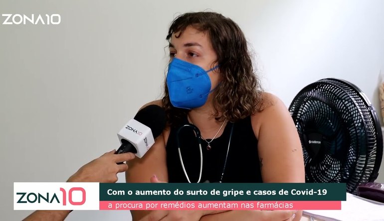 Com o aumento do surto de gripe e casos de covid-19, a procura por remédios aumentam nas farmácias.