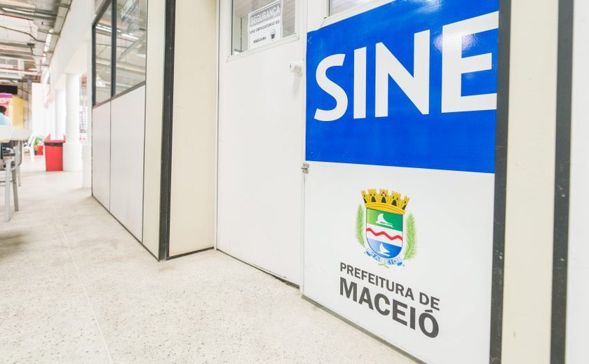 Sine Maceió está com quase 100 vagas de emprego disponíveis nesta segunda (11)