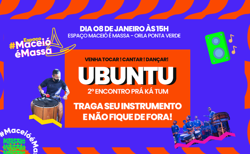 Espaço Maceió é Massa recebe 2º Encontro de Percussão de Maceió