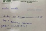 '3h de buc3ta': Secretaria de Saúde investiga receita médica suspeita que viralizou