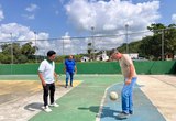 Prefeito de Branquinha anuncia recuperação de uma nova quadra de esportes