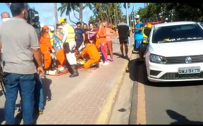 Cirurgião Plástico é atropelado enquanto fazia corrida na Orla de Ponta Verde