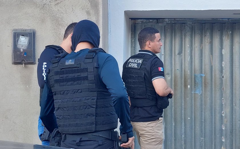 Operação da Polícia Civil prende criminosos em União dos Palmares e outras cidades
