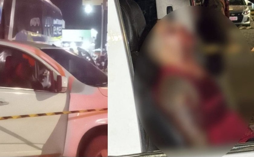 Homem é assassinado a tiros dentro de veículo em Maceió