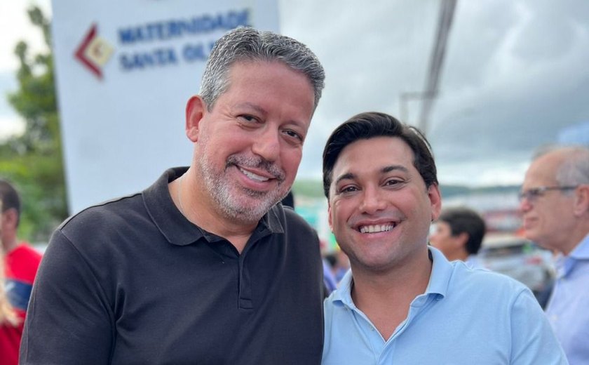 Ao lado de Arthur Lira, Rodrigo Valença participa da entrega da Maternidade do Hospital de Santa Rita