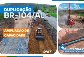 Renan Filho: duplicação da BR-104 é a obra mais transformadora da região