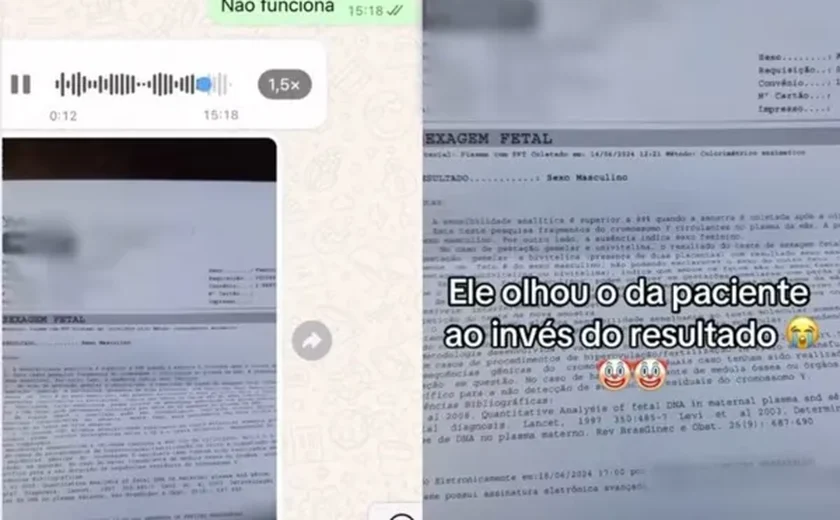 Responsável por chá revelação, padrinho erra sexo do bebê e viraliza