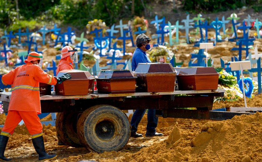 Brasil chega à marca de 700 mil mortes por covid-19