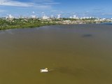 Braskem realiza levantamento de dados sobre fundo da lagoa Mundaú