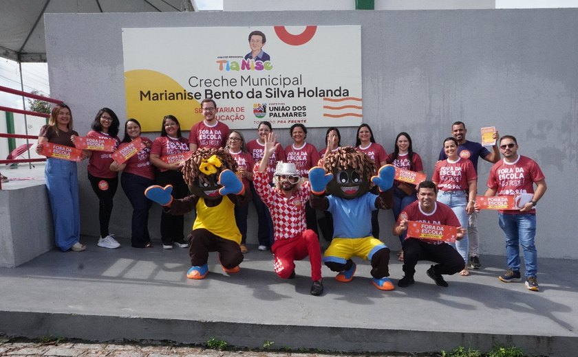 Prefeitura de União dos Palmares abre matrículas para a nova Creche Municipal Tia Nise