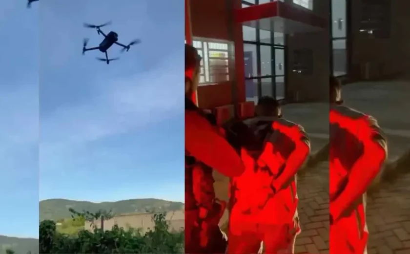 Operação com drone da PM prende homem por tráfico e posse ilegal de armas em União dos Palmares