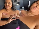 Influencer faz tattoo com pedido a Carlinhos Maia: “Me leva pra casa da Barra”