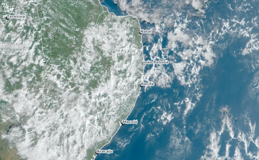 Veja como deve ficar o tempo em todas as regiões de Alagoas nesta quarta-feira (2)