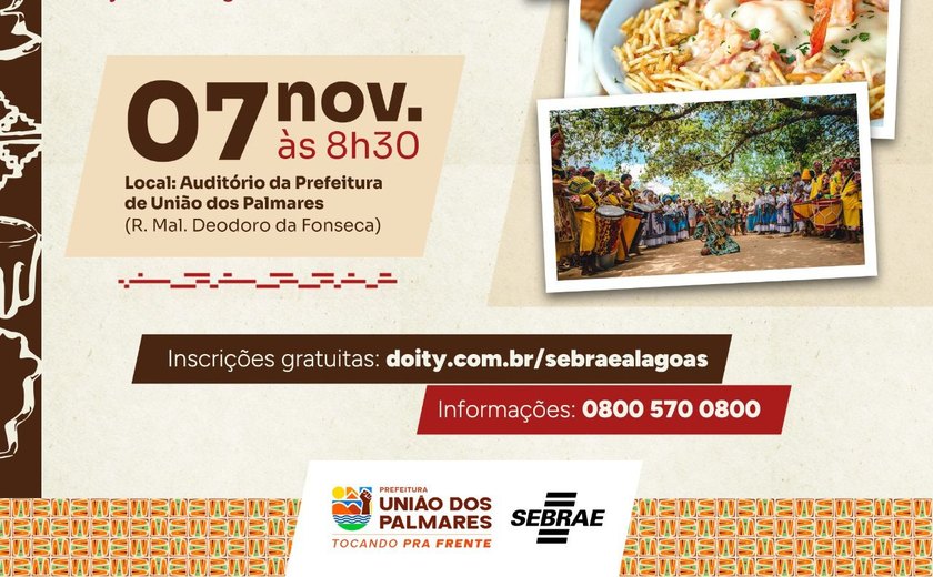 União dos Palmares sedia Seminário “Conexão Quilombos” para fortalecer empreendedorismo e desenvolvimento territorial