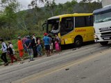 Duas pessoas morrem e outras ficam feridas em grave acidente na BR-104 em Caruaru