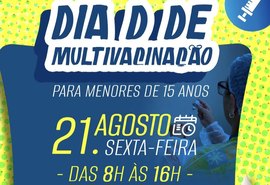 Branquinha realiza Dia D de multivacinação para menores de 15 anos nesta sexta-feira