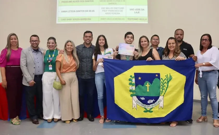 Alunos da rede municipal de Santana do Mundaú recebem premiação da OBMEP