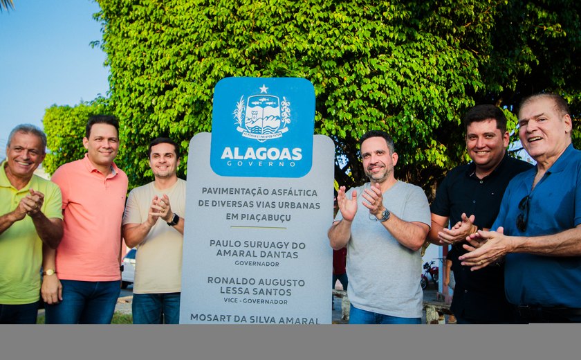 Governador Paulo Dantas inaugura obra do Pró-Estrada em Piaçabuçu