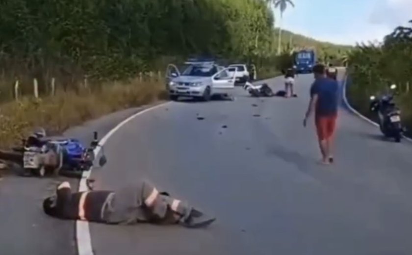 Jovem morre em colisão entre motos no Litoral Norte de Alagoas